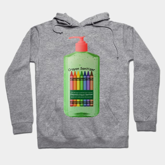 crayon sanitizer Hoodie by baeb